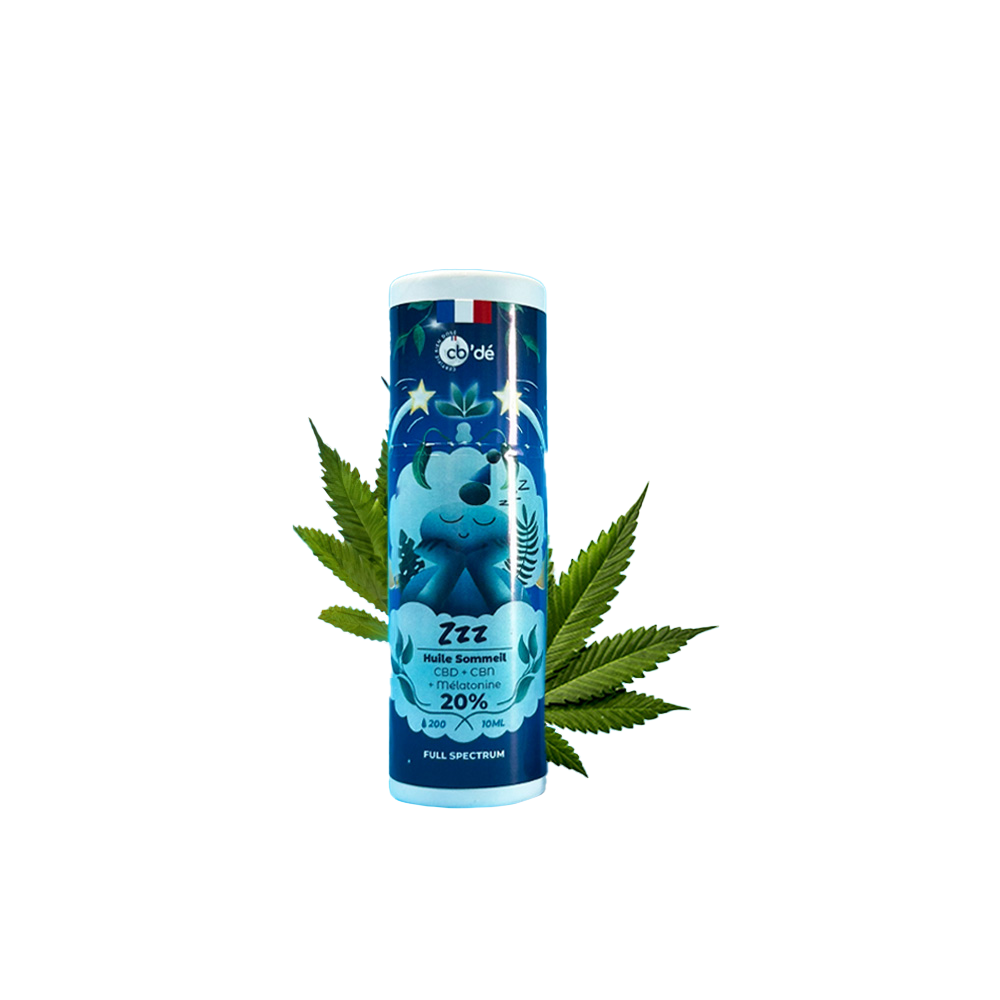 Huile au cbd pour le sommeil de la marque Cb'dé