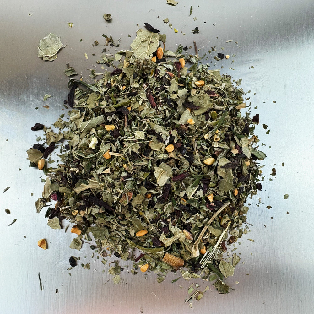 Mélange d'herbes de tisane de CBD pour le réveil